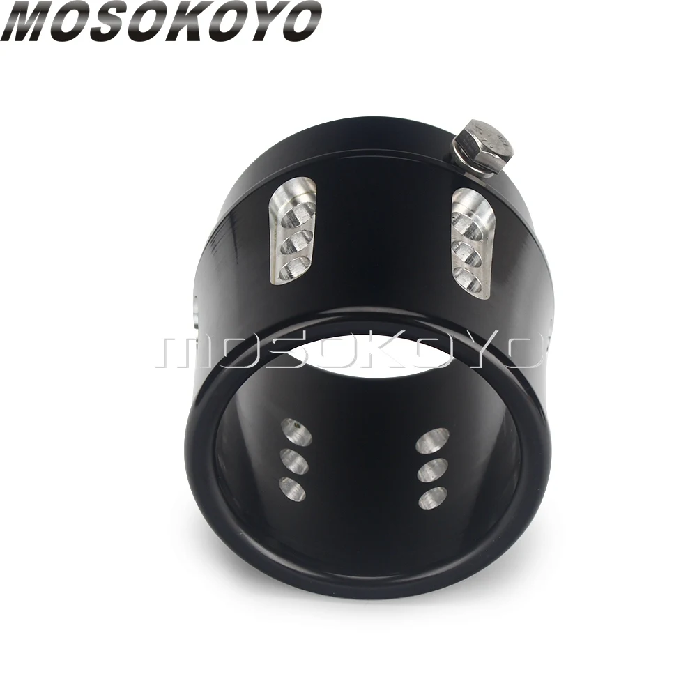 Мотоцикл 2 5 &quotпрямой выхлопной трубы наконечник крышка Кафе Рейсер для Harley Chopper
