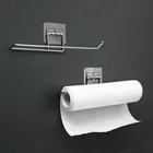 Вешалка-Крючок для кухонных полотенец, держатель для бумаги, вешалка для полотенец в рулоне, органайзер для хранения в ванной комнате, держатель-крючок с сильной клейкостью