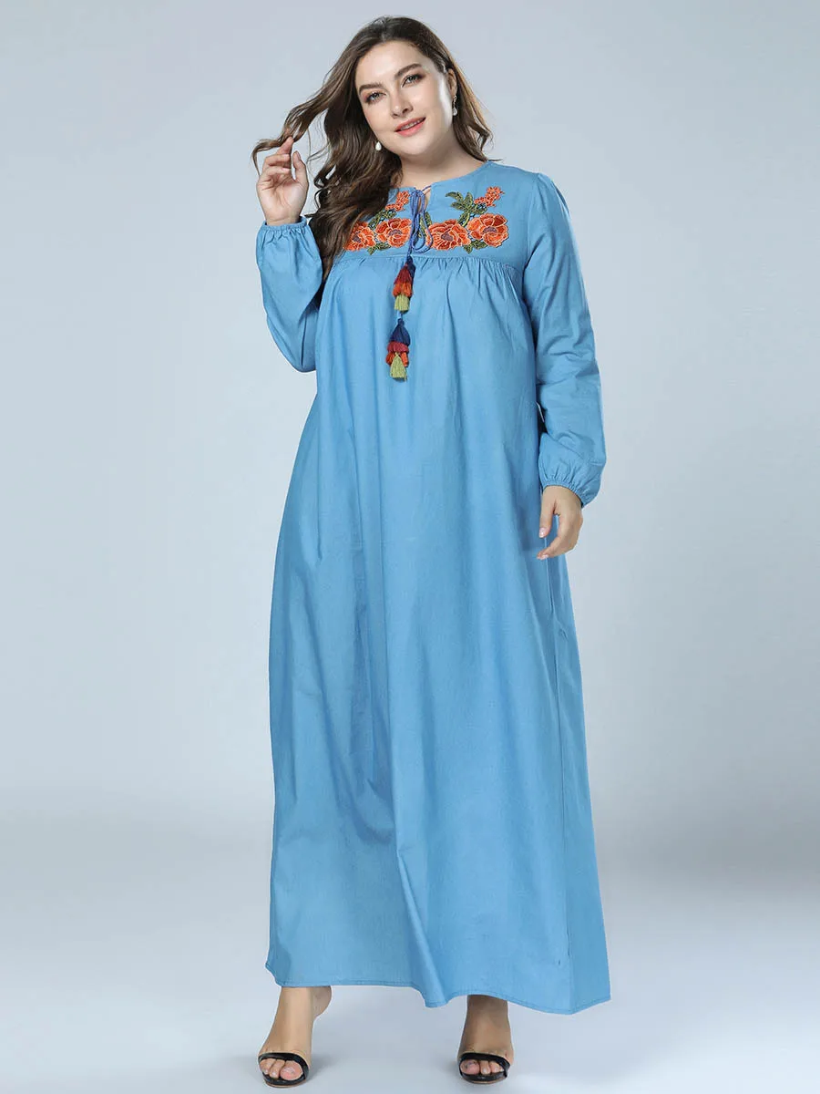 Мусульманское платье мусульманская одежда Женский марокканский кафтан большого