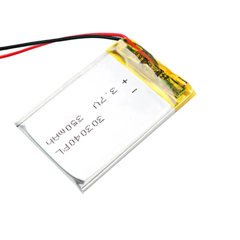 303040 3 7 V 350mAh литиевая полимерная аккумуляторная батарея для MP3 MP4 MP5 PDA GPS