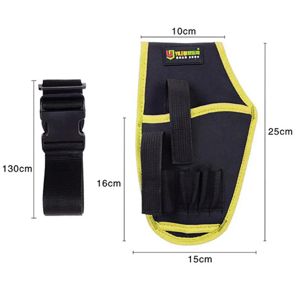 Waist Bag 25x15cm Многофункциональная сумка для инструментов оборудование электрика молотки отвертка ремонтный инструмент сумка для хранения поясная сумка с регулируемым ремнем - Цвет: Waist Bag 25x15cm