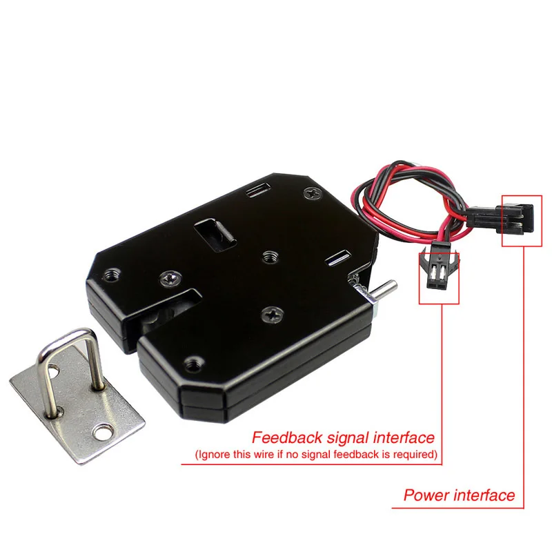 Маленький электромагнитный замок 12 В постоянного тока умный шкаф для
