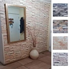 Настенные 3D стикеры из пены, самоклеящиеся строительные украшения для дома, гостиной, спальни, ванной комнаты, кирпичная Наклейка на стену
