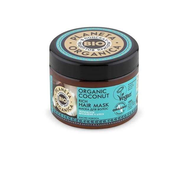 Маска для волос густая Planeta Organica &quotOrganic coconut" 300 мл |