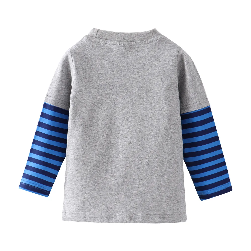 SAILEROAO/хлопковая Футболка для новорожденных девочек осенняя футболка с длинным