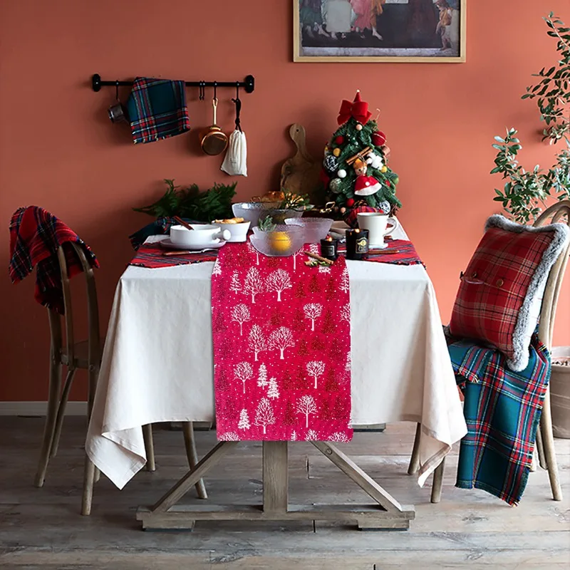 PATIMATE, рождественские настольные дорожки, рождественские украшения для дома, Рождественский Декор стола,, Рождественский Декор, новогодний
