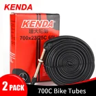 Kenda 2 упаковки велосипедная трубка 700C Presta Schrader Клапан гоночная шоссейная велосипедная труба велосипедная внутренняя труба велосипедные шины 486080 мм