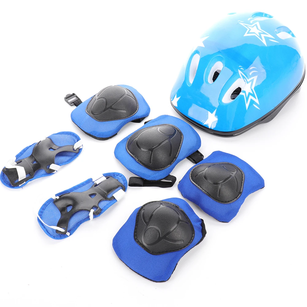 7 шт. Спорт на открытом воздухе для детей велосипедный шлем детский Безопасность