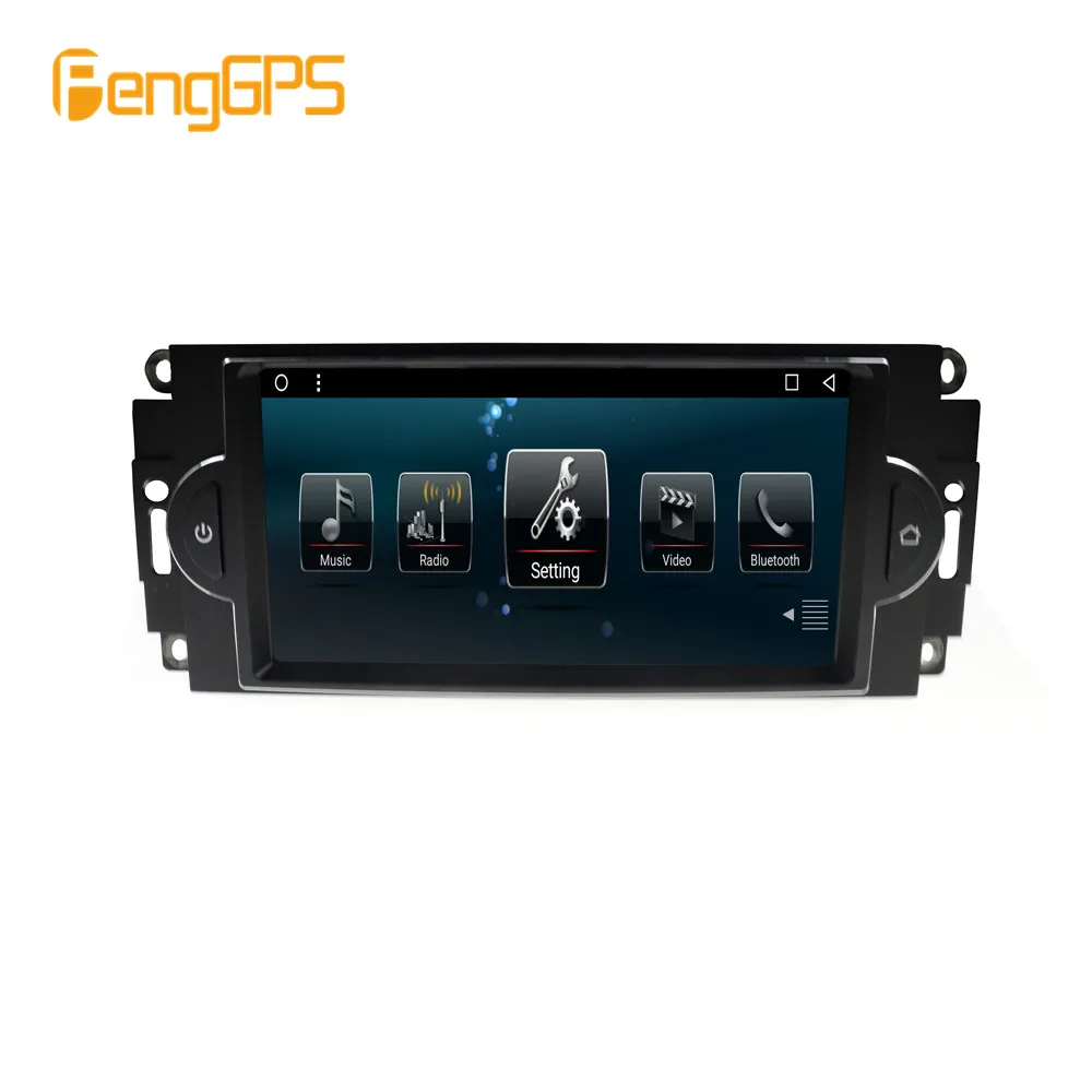 Автомобильный GPS-навигатор на Android 8 1 для Chrysler 300c/Dodge RAM/Jeep Grand Cherokee/Commander