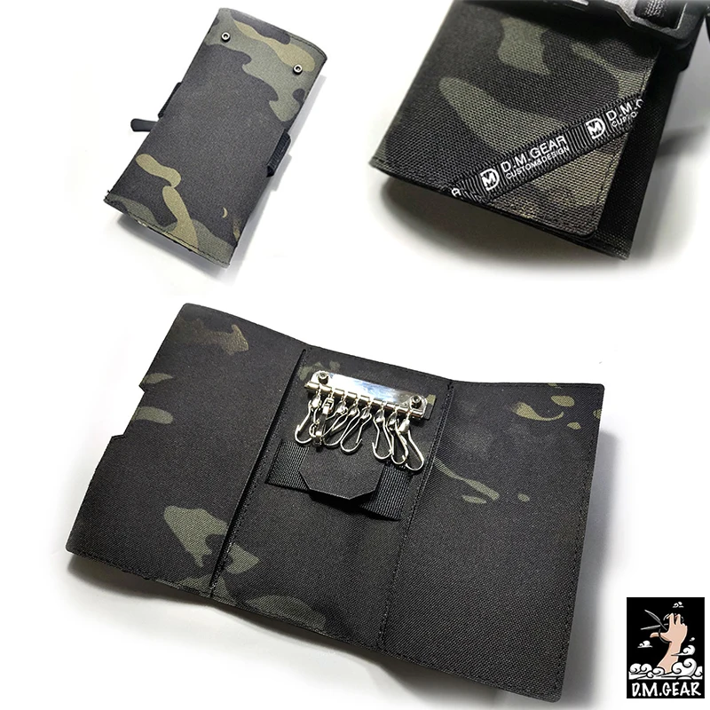 DMgear Тактический Брелок для ключей магнитная пряжка держатель камуфляжная