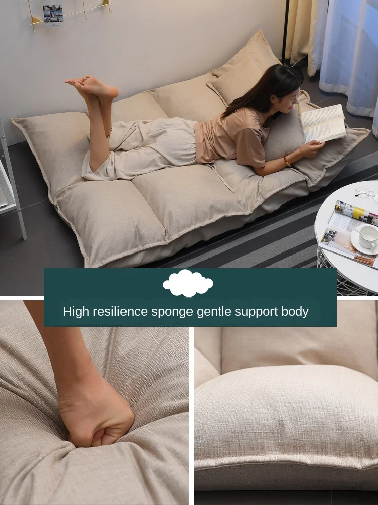 

Japanese-style small apartment air lazy bed folding floor leisure sofa cama tatami simple bedroom furniture