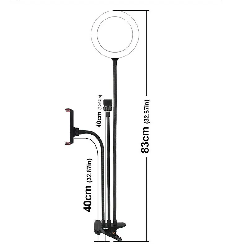 Светодиодное освещение для фотосъемки Штатив осветительного прибора стенд