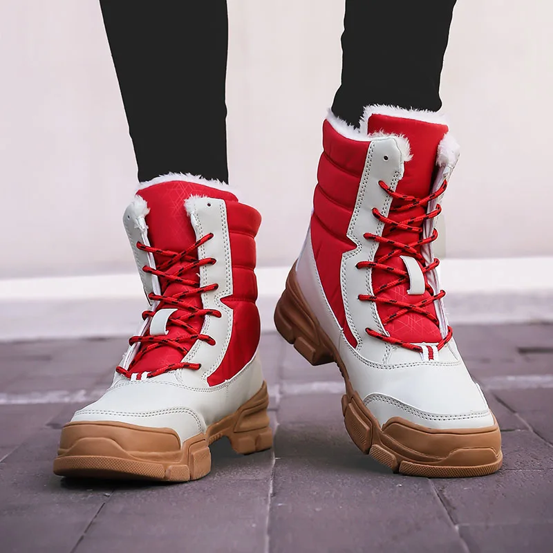 Новинка Зимняя женская обувь для пеших прогулок Водонепроницаемые