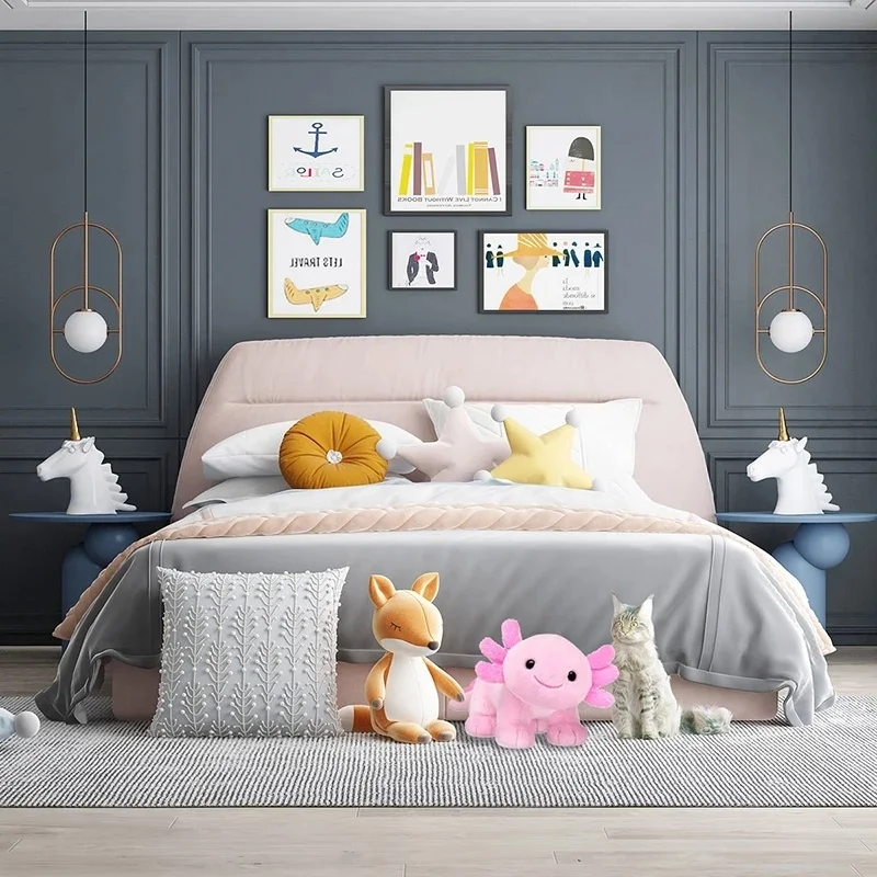 Новинка милая подставка Axolotl плюшевые животные игрушки розовая Подушка