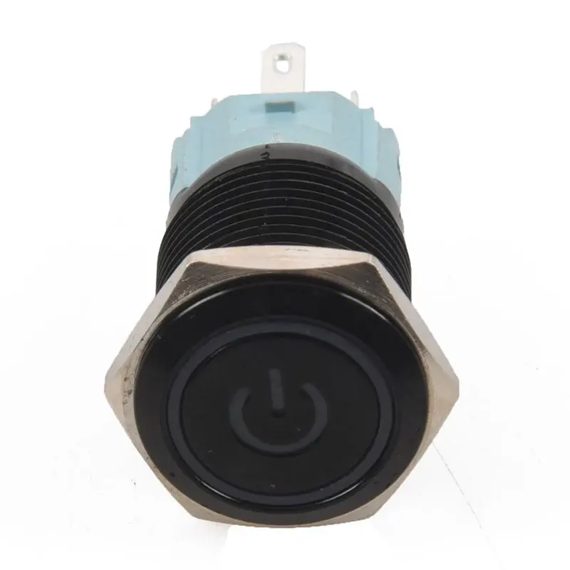 Красный светодиод включения/выключения 12V защелкивающаяся кнопка выключателя