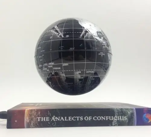 Магнитный вращающийся левитационный плавающий 6 дюймовый глобус с подставкой