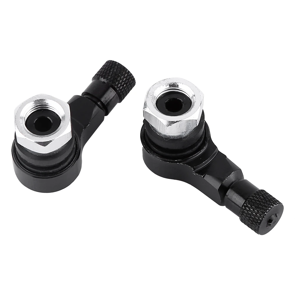 2pcs 11.3mm Universal Motorcycle Aluminum Wheels Tire Valve Stems Caps 90 degree tubeless snap-in valves for inflation checking |