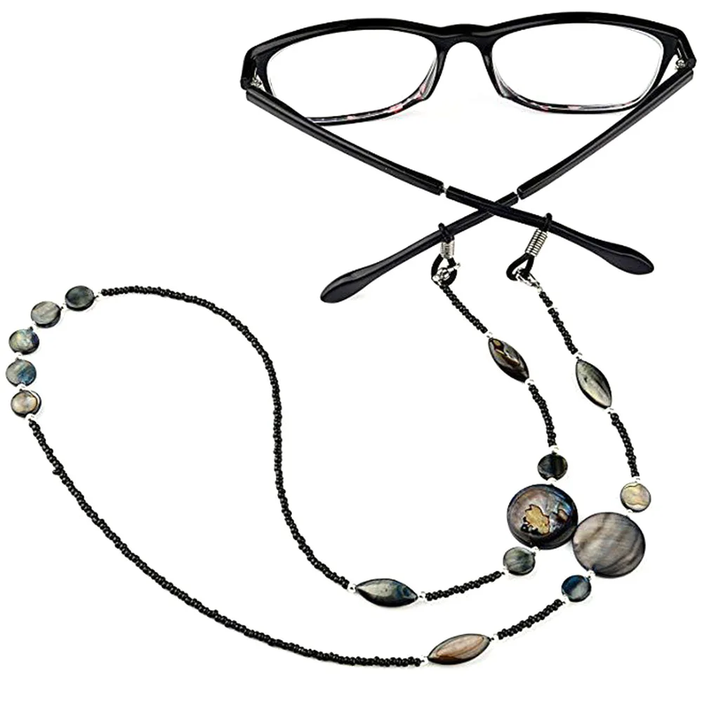

New Fashion Glasses Chain Rope Beaded Shell Sunglasses Rope Non-slip Sports Glasses Lanyard Sunglasses Lanyard HOT SELL