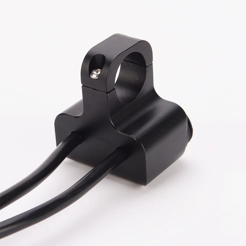 12v 16A Мотоцикл с ЧПУ Алюминий переключатель 24 26 мм красный светильник 2 Way руль
