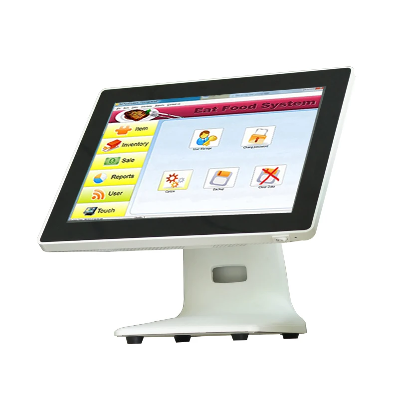 POS-система для розничных продавцов 15-дюймовый емкостный сенсорный экран кассовый