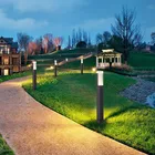 Наружный светодиодный садовый светильник для газона, современные алюминиевые водонепроницаемые светодиодные светильники для газона, 10 Вт, светодиодный ландшафсветильник фонарь