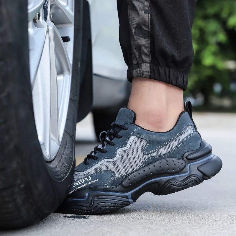 Защитная обувь со стальным носком легкие дышащие рабочие ботинки изоляция 6000 В