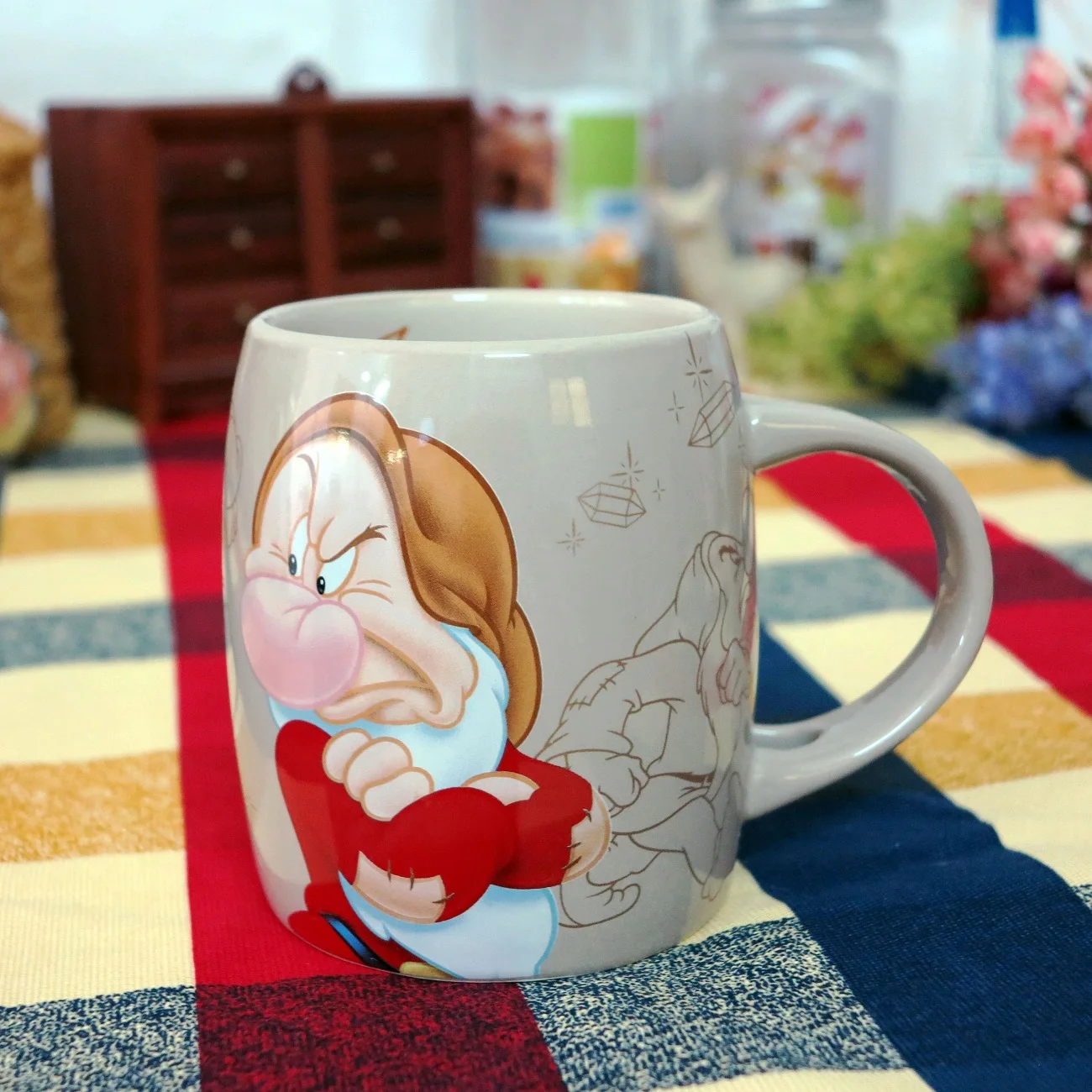 Микки Минни Розовый Тинкер семь Drawfs милый фарфор кофейная кружка чашка подарок на день рождения