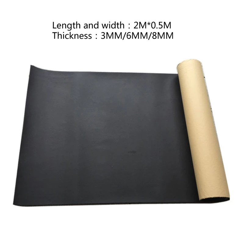 

1Roll 200cmx50cm 3mm/6mm/8mm Adhesive Closed Cell Foam Sheets Soundproof Insulation Car Sound Acoustic Insulation Thermal