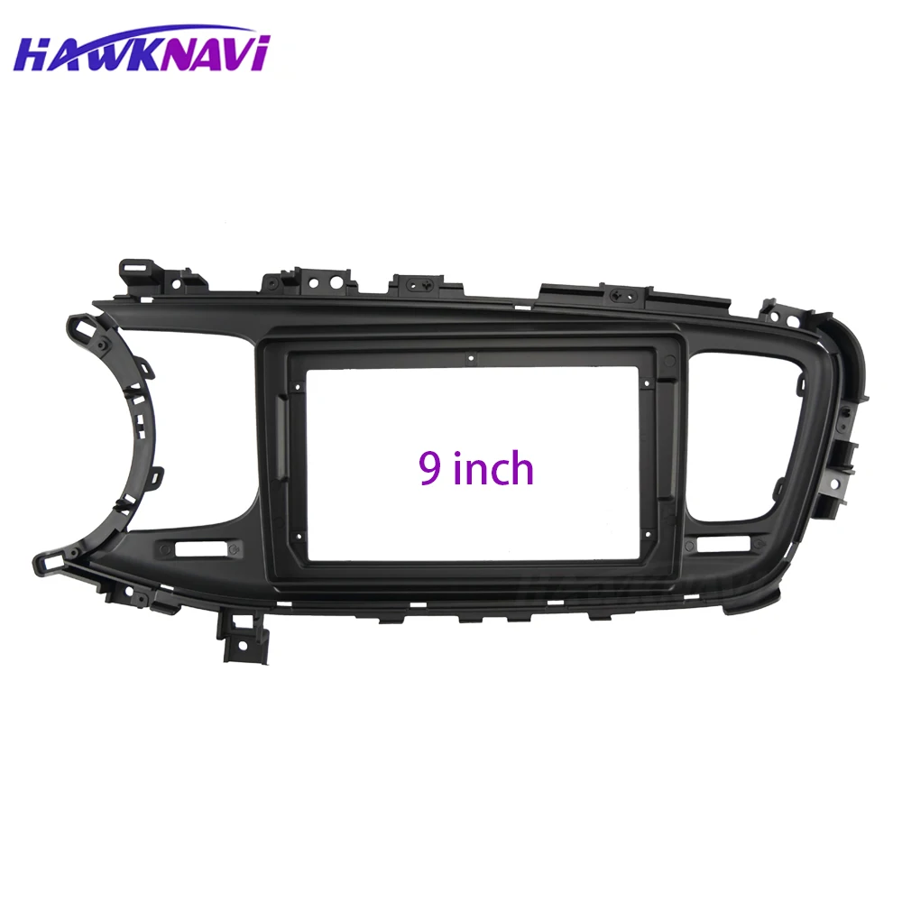 

Car Stereo Radio Frame Fascia for Kia K5 2013-2015 2Din 9 Inch Audio Refitting Plate Auto Navigation Dashboard Panel Trim Kit