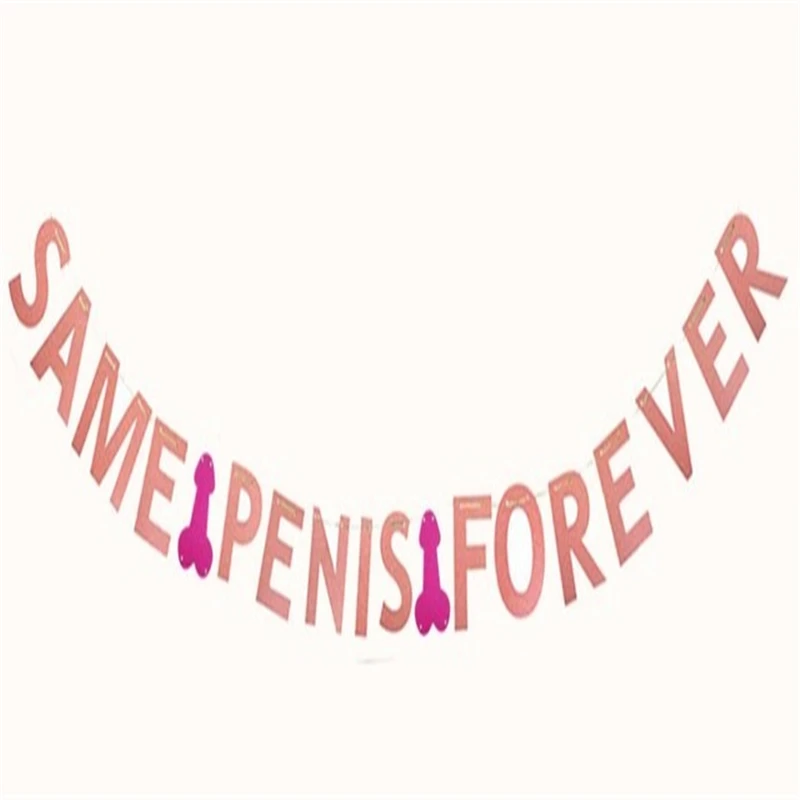 Девичник вечерние Декор же пенис навсегда шар с надписью &quotBride To Be&quot баннер