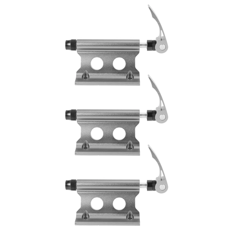 

3X Bike Fork Mount Bicycle Truck Bed Roof Bike Rack Bike Fork Mount Block Truck Mount For MTB Road Bike Silver