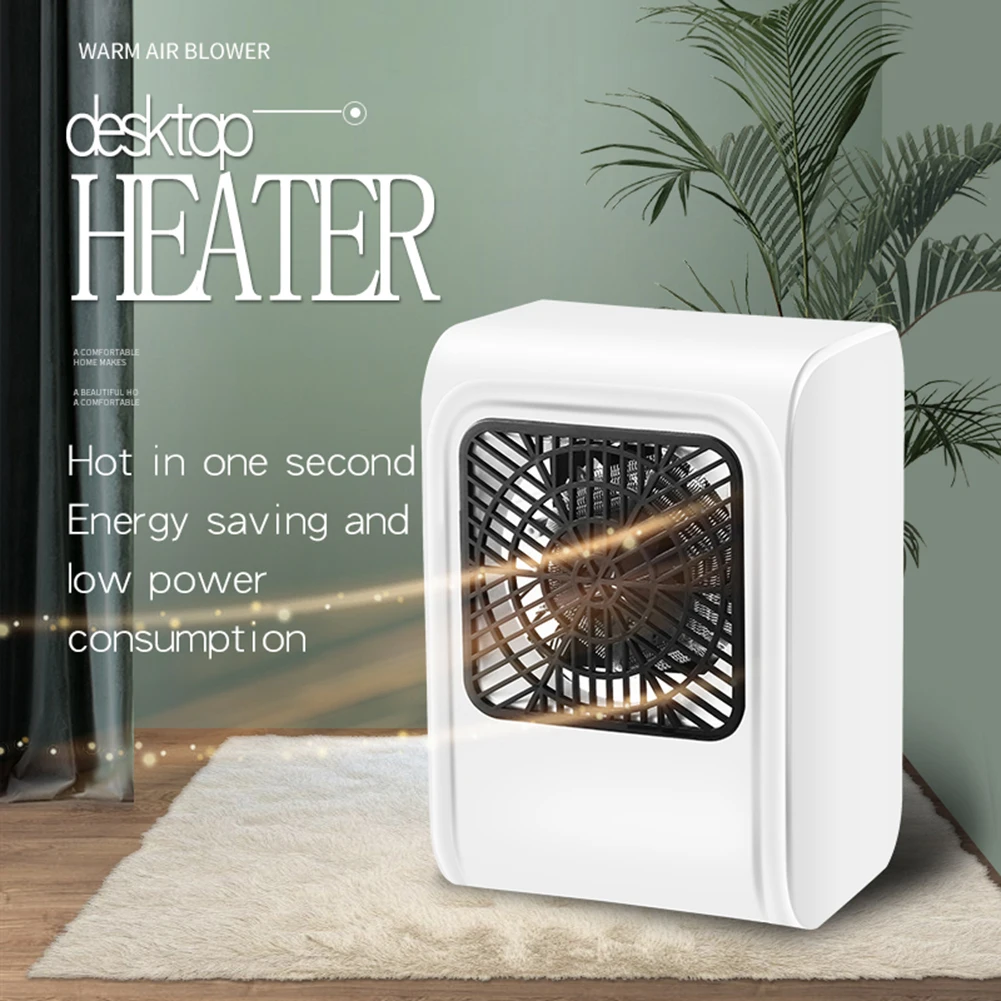 500W Mini Portable 2s Fast Electric Heaters Touch Control Hot Fan Winter Warmer Overheat Protection Air Heater 110V |