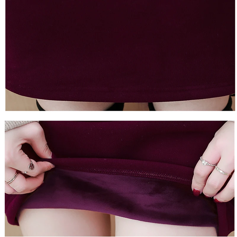 Женские платья осень зима 2020 Новое поступление плюс бархатный Толстый модный
