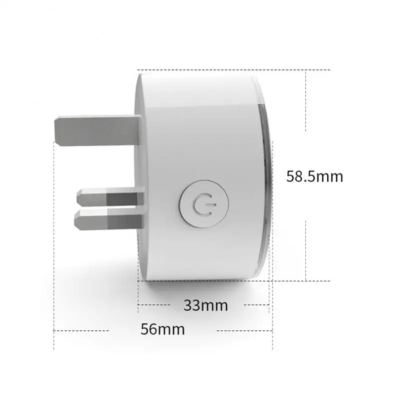 Умная розетка RGB световая вилка WiFi переключатель ЕС дистанционное Голосовое