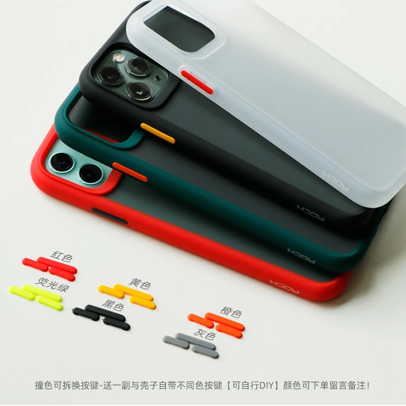 ROCK новый мобильный телефон чехол для iPhone 11 Pro Max Гибридный Силиконовый защитный
