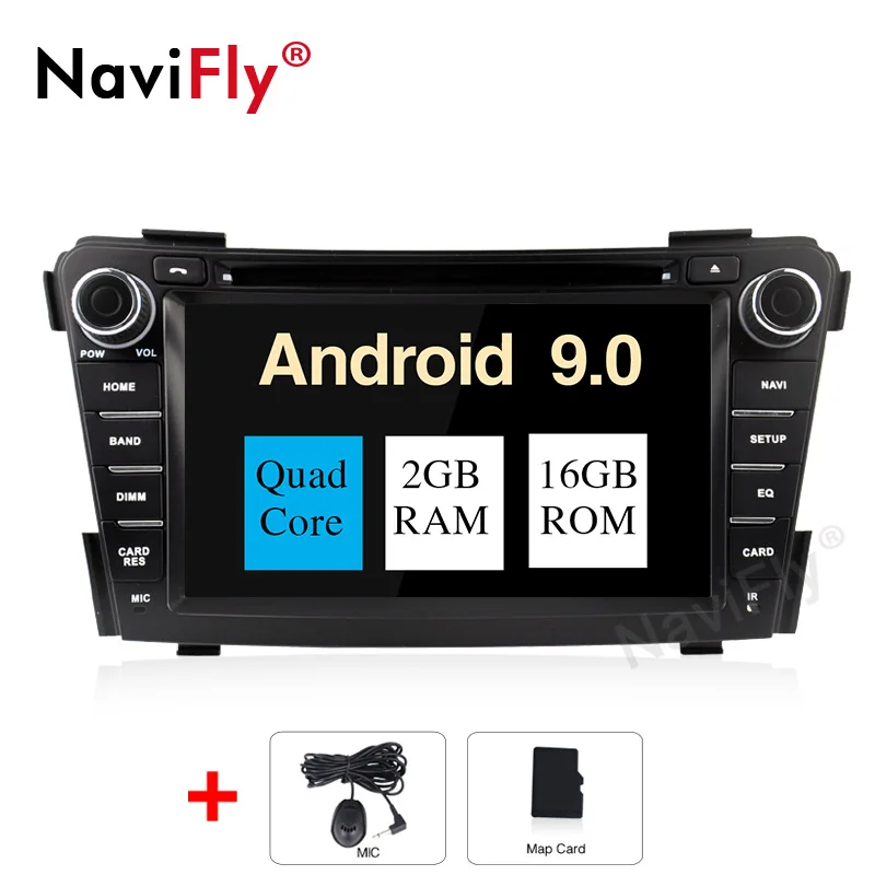 9.0 4 core 2 16G NaviFly Android 9,0 автомобильный мультимедийный плеер gps навигации для HYUNDAI I40 I-40 2011 2012 2013 стерео радио RDS - Цвет: 9.0 4 core 2 16G