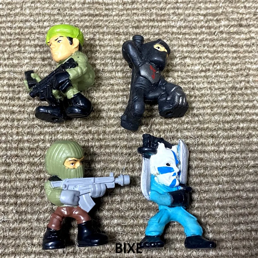 Lot 12PCS Gi Joe G.I. Микро сила мини-фигурки серии 1 красный гром ниндзя кремневый Дюк