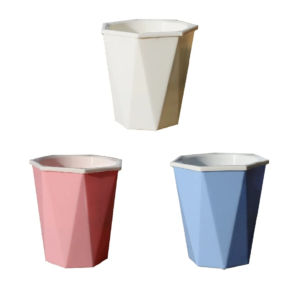 

1Pcs Simple Style Plastic Rhombus Automatic Water-absorbing Lazy Flower Pot New European Style Green Plant Flower Pot