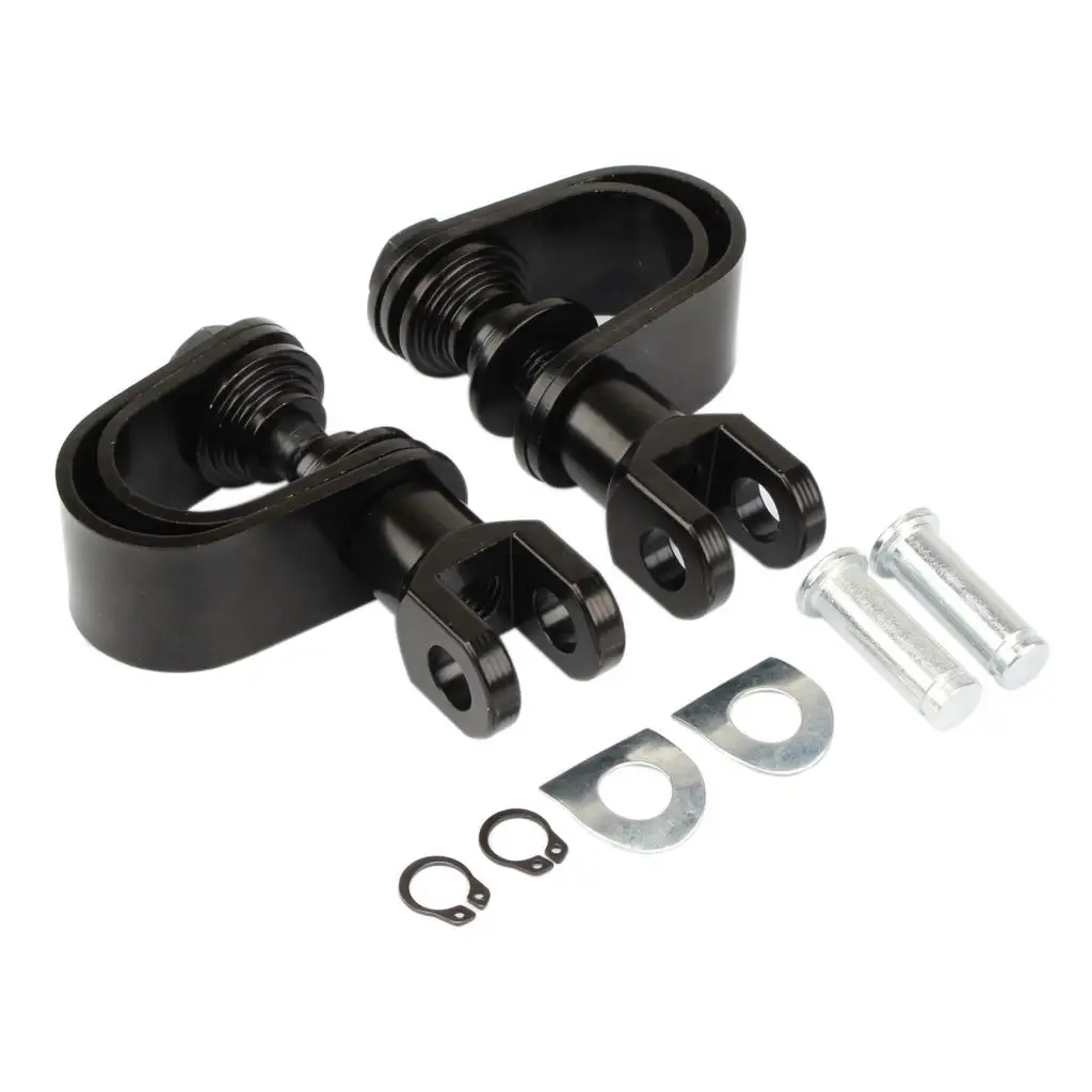 

1' Motorcycle Footrest Mount Clamp Engine Guard Footpeg Clips