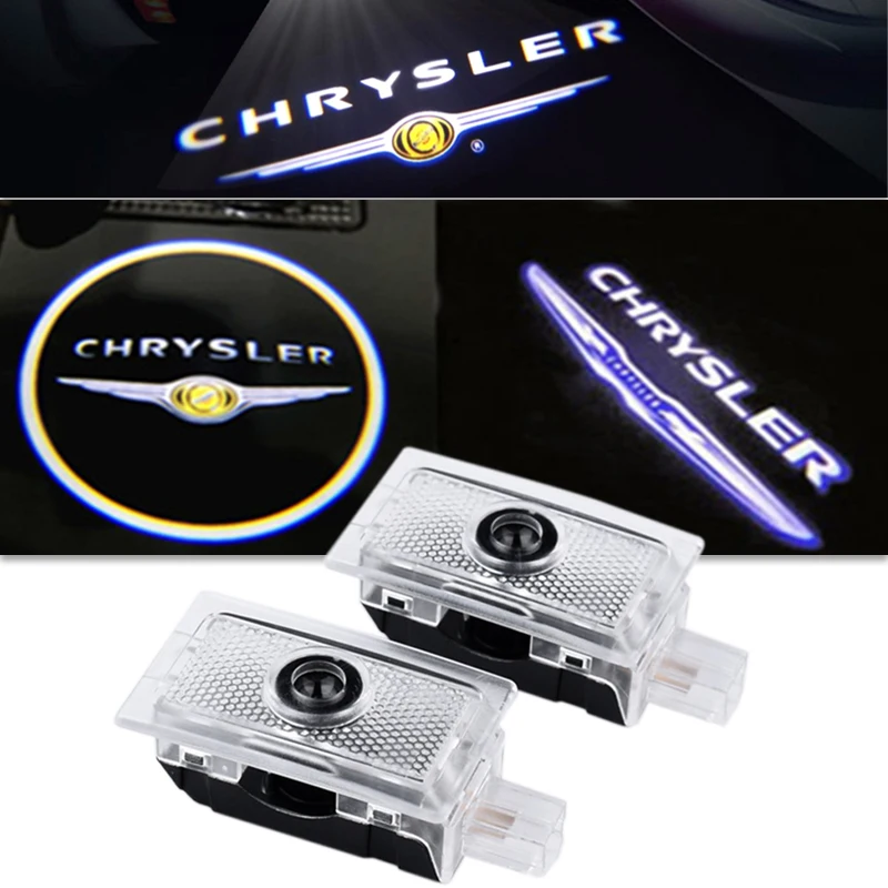 Автомобиль для Chrysler светодиодный дверной светильник логотип проектор