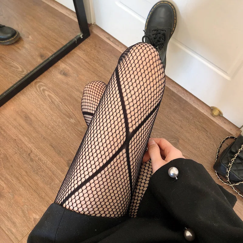 Сексуальные летние разноцветные клетчатые колготки женские эластичные тонкие