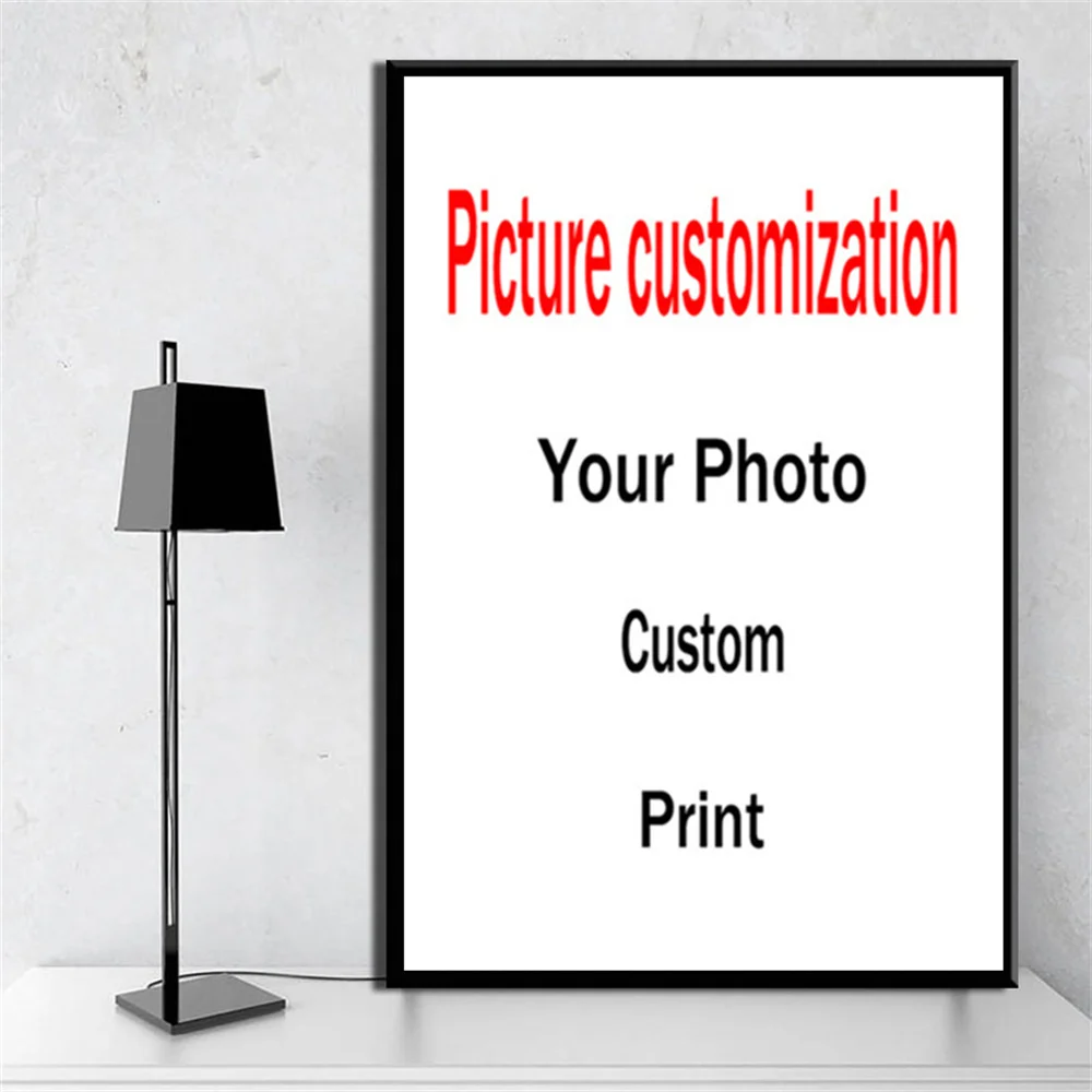 

Customized picture Print Canvas painting personality Poster and Print For Living room Bedroom Home Wall Art Decor