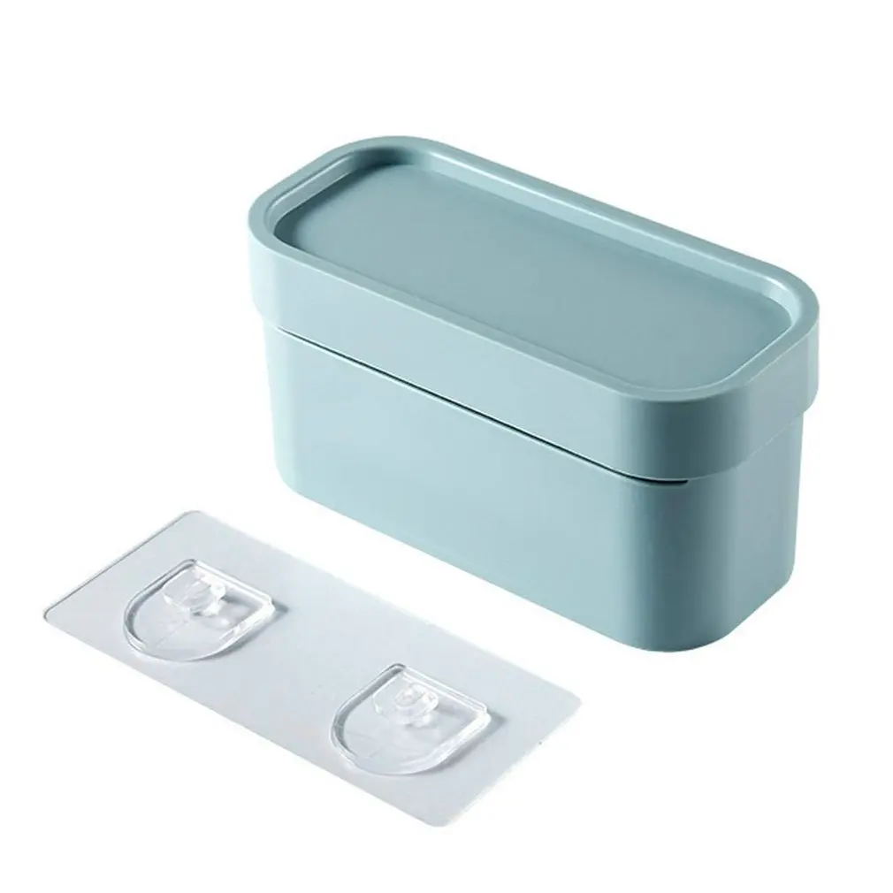 

Wall-mounted Non-perforated Garbage Bag Storage Box Rack Household Plastic Bag Sorting Box Suitable For Bathroom Kitchen