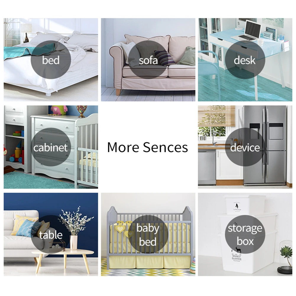 Furniture Risers Bed Riser Chair Leg Lifts Couch Lifters Increase Height Storage Space Desk Table Feet Bedding Accessories | Мебель
