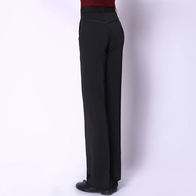 Брюки для латинских танцев мужчин модная черная одежда занятий танцами Танго ча