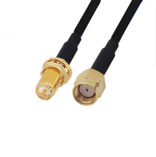 

LMR240 50-4 RF coaxial cable RP-SMA Female to RP-SMA Male Connector LMR-240 Low Loss Coax Pigtail Jumpe Cable