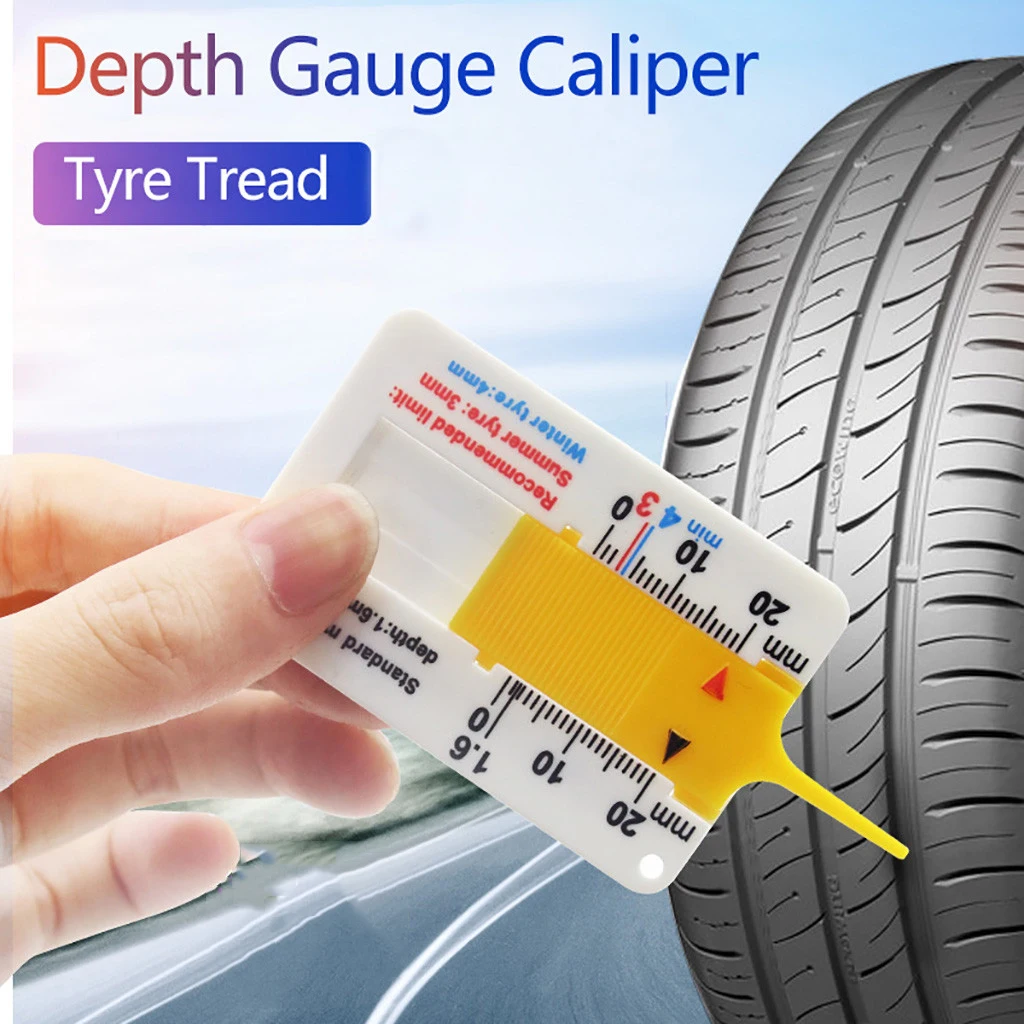 Мини портативный автомобильный штангенциркуль с глубиной протектора для granta skoda
