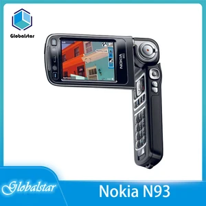 nokia n93 refurbished original unlocked gsm tri band 3g wifi 3 15mp phone rotatable cellphone one year warranty free global shipping