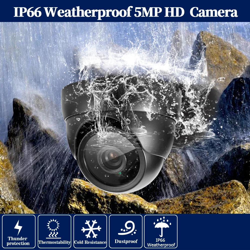 H.265 POE Водонепроницаемая 5MP 4MP 1080P домашняя уличная ip-камера 24 купольные камеры с