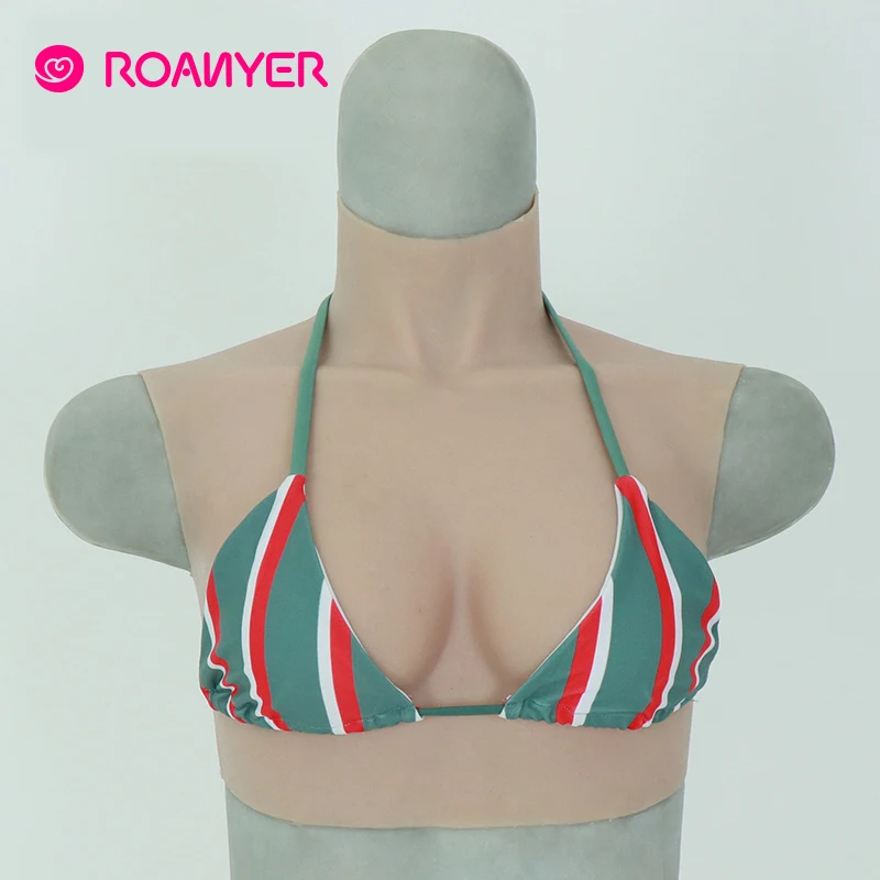Roanyer новые B образные искусственные формы груди реалистичные силиконовые